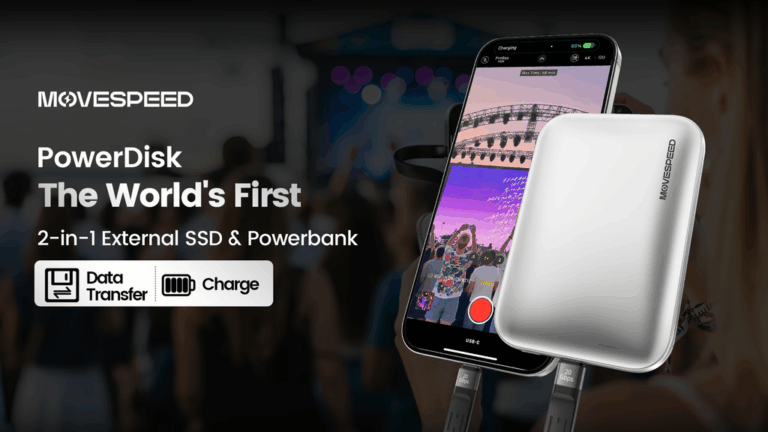 PowerDisk: Store & Charge Simultaneously, Anytime, Anywhere