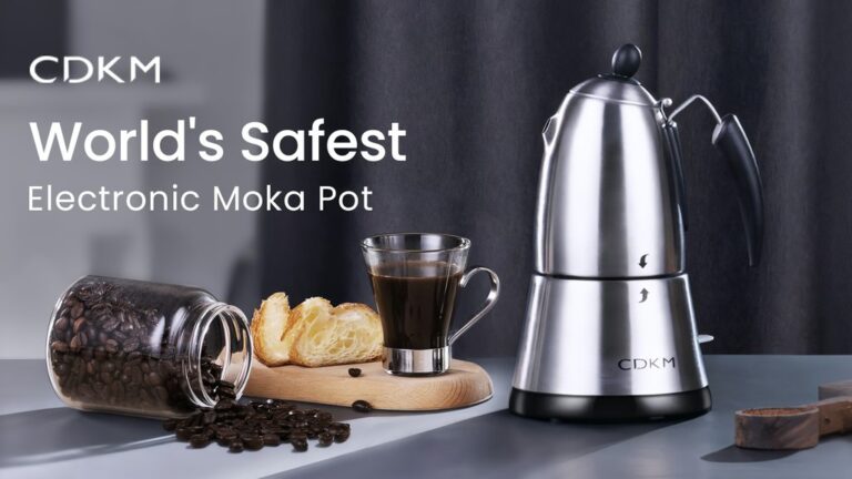 CDKM Flarix Pro: Electric Moka Pot Professional Coffee Maker