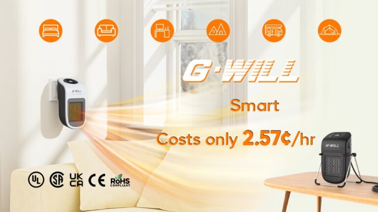 G-WILL Smart Plug-in Heater with Wake-up Timer