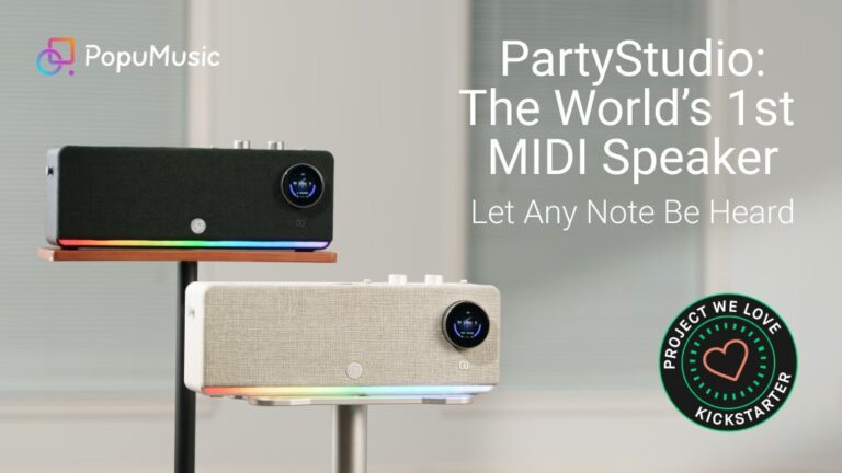PartyStudio: The World’s First Wireless MIDI Synth Speaker