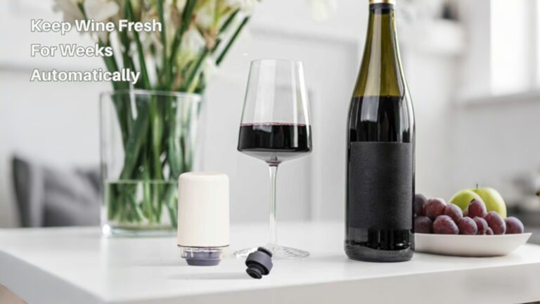 Preservio: Keep Wine Fresh for 5× Longer, Automatically
