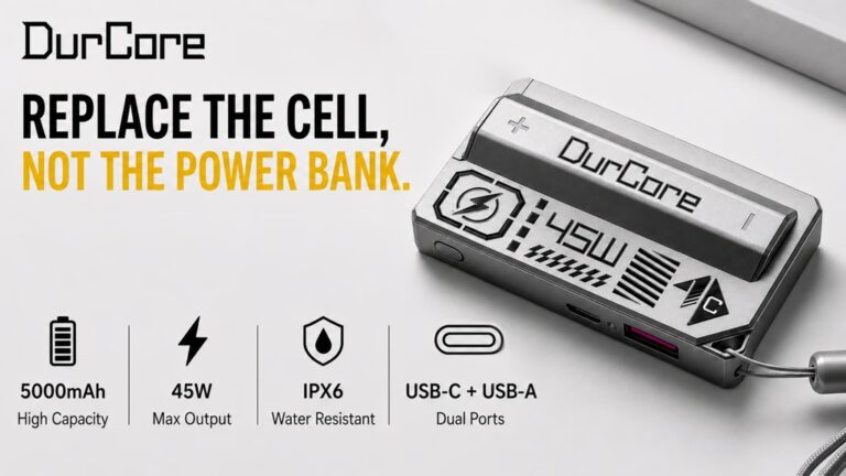 DurCore：Tactical Power Bank with Swappable Batteries