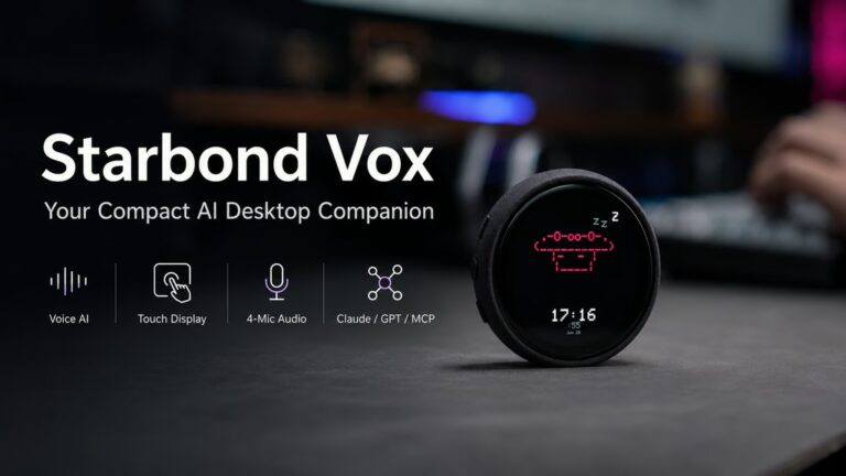 Starbond Vox: Build Your Own Claude AI Pet Robot